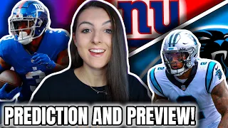 New York Giants vs Carolina Panthers Prediction and Preview! NFL Week 7 (2021)