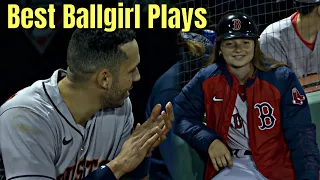 MLB  Ball Girls Best Plays