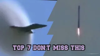 Top 7 Sonic booms on camera