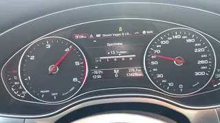 Audi A6 Limousine C7  3.0 TDI (272 Hp) quattro acceleration test 0-100 kmh