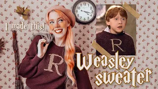 Let's Make a Weasley Sweater Together ⚡ cozy day at home