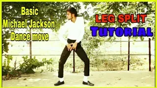 How to do "Michael Jackson leg split" (Hindi /English) | dance tutorial | jackson star