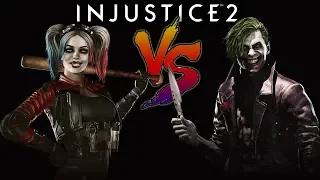 Injustice 2 - Legendary Edition##ХАРЛИ КВИНН vs ДЖОКЕР##