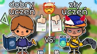 DOBRY UCZEŃ VS ZŁY UCZEŃ 😱 | TOCA BOCA HISTORYJKI PO POLSKU | TOCA LIFE WORLD