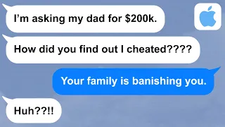 【Apple】Delusional wife cheats on me then gets her life completely ruined.