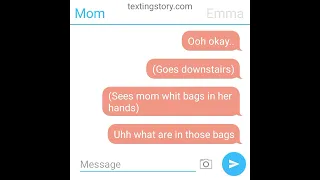 Treated like a baby by my mom(Texting story)