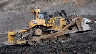 Cat D10T2 Ripping in Icelandic Quarry