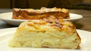 More Apples Than Dough! Tasty Creamy Apple Cake in 10 Minutes!