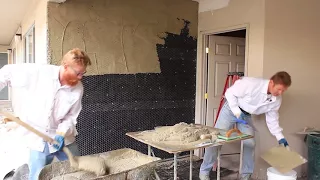 How to apply stucco for weekend warriors.