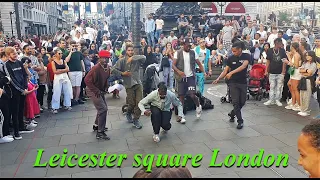 The best street dancers ever in Leicester square London #2022