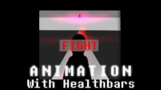 (Fan-Made) Glitchtale - The Gaster Vs. Bête Noire fight with healthbars - Camila Cuevas