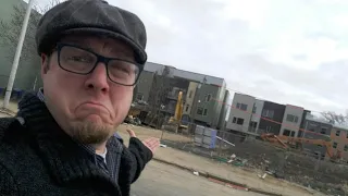 The demolished ice skating rink from Rocky Balboa