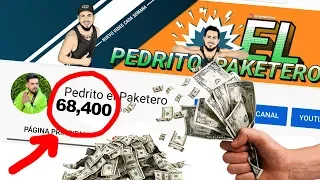 😱 Pedrito el Paketero COMPRA suscriptores 🤥 Captado en cámara