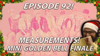 Measurements & Singing - Mini Golden Bell FINALE - Shiki Reacts to BTS Run Episode 92 | Reaction