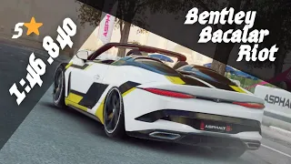 5⭐ - 1:46.840 | Bentley Bacalar Riot [ Pharaoh's Games ] - Asphalt 9