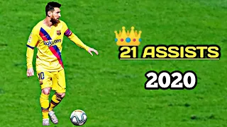 Lionel Messi - All 21 Assists In LaLiga 2019/20 - HD