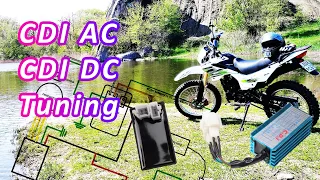 Разные коммутаторы на китайский  эндуро CDI AC DC Tuning