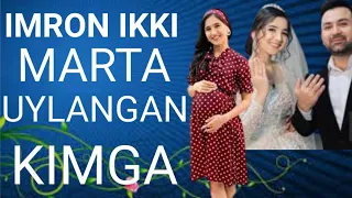 IMRON IKKI MARTA UYLANGAN.#imron#Durdona_qurbonova#имрон