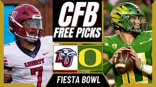 LIBERTY vs. OREGON CFB Picks & Prediction | College Football Free Picks Today | Fiesta Bowl