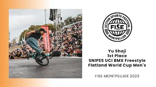 Yu Shoji - SNIPES UCI BMX Freestyle Flatland World Cup Men's Final Winner