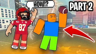 GOING UNDERCOVER AS A NOOB ON ULTIMATE FOOTBALL ROBLOX! (PART. 2)