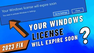 FIX Your Windows License Will Expire Soon Windows 10/11 (Dell, HP) 2023