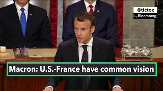 Emmanuel Macron Addresses Joint Session of U.S. Congress