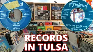 Searching antique malls for rare vinyl records
