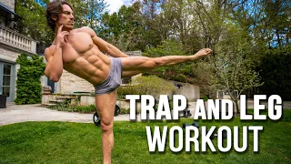 Full Leg & Trap Workout for Power & Aesthetics | Home Gym