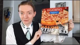 DiGiorno Bacon & Cheese Stuffed Crust Pizza Review!