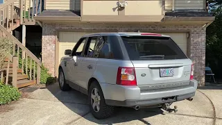 SUPER LOUD EXHAUST! Range Rover Sport, STRAIGHT PIPE!