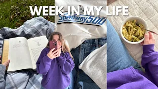 WEEK IN MY LIFE 🪴 first days of spring, cozy productive days, abercrombie haul, & more!