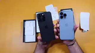 Apple India iPhone 13 Pro 1TB Sierra Blue comparison Graphite Grey FIRST IMPRESSIONS