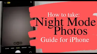 How to take Night Mode photos with iPhone 11