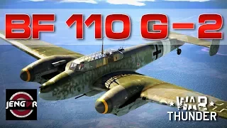 War Thunder Realistic: Bf 110 G-2 [Big Gun Bully!]