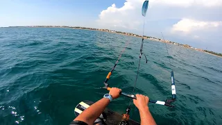 Flysurfer Soul V2 10 m first sessions in light to moderate wind conditions