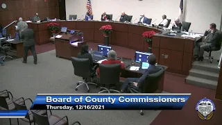 Board of Commissioners Meeting - Dec 16 2021