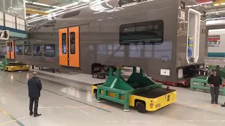 self propelled transporters for handling railway carriages