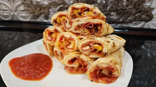 Homemade Pizza Rolls - 3 Ingredients - Quick Lunch, Dinner, Snack, Appetizer - The Hillbilly Kitchen