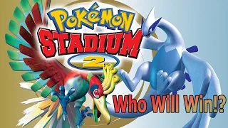 The boys face off in an intense Pokemon battle! - [Pokémon Stadium 2 Gameplay]