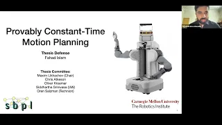 Provably Constant Time Motion Planning (CTMP) (PhD Thesis Defense Talk)