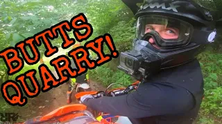 Butts Quarry Edge Offroad Cross Country Championship FULL sighting lap. KTM EXC 250 TPI