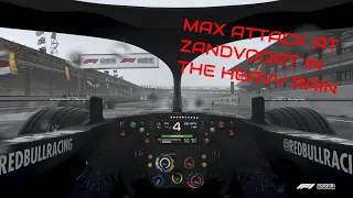 F1 2021 Game PS5 | Dutch GP Zandvoort Wet Race | Max Verstappen Red Bull Honda [4K 60]