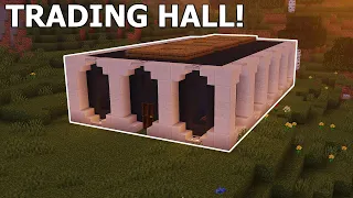 Minecraft Modern Villager Trading Hall! [Tutorial]