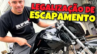 LEGALIZAÇÃO DE ESCAPAMENTO E RABETA CORTADA