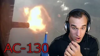 Estonian soldier reacts to AC-130