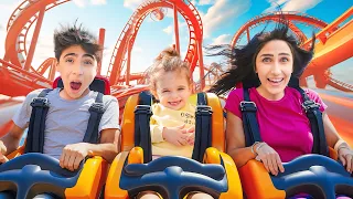 خليناها تجرّب العاب مو لعمرها 🎢 (يوم بالملاهي)