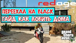 ГАЙД КАК ЛОВИТЬ ДОМА | ПЕРЕЕХАЛ НА BLACK | Redage GTA 5 RP