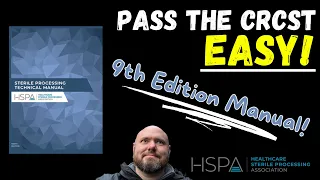 How to PASS the CRCST exam! EASY! (9th Edition Manual)          #spd #sterileprocessing