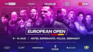 LIVE STREAM | European Open Pool Championship | Day Three